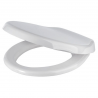 White toilet seat + cover Dometic