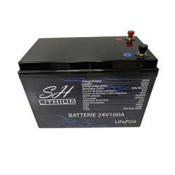 Batterie monobloc lithium LiFePO4 24V SH Lithium
