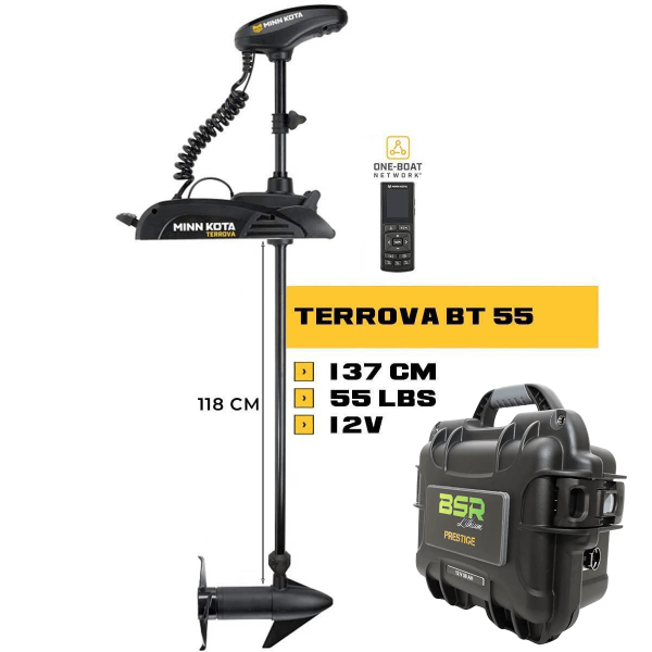 TERROVA 55 Lbs GPS front motor pack + 12V case BSR - N°2 - comptoirnautique.com