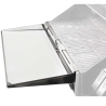 Estante extraíble con tabla de cortar para barbacoa rectangular