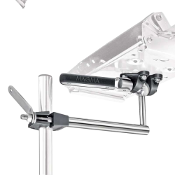 Support pour barbecue rectangle et table à découper sur tube vertical 65213 Magma