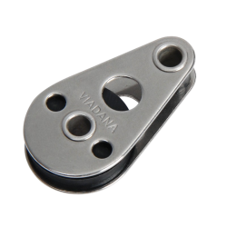 Poulie renvoi simple inox montage horizontal 25x5 OSC-55.511.75 Vadana