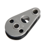 Puleggia singola in acciaio inox per montaggio orizzontale 25x5