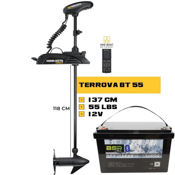 TERROVA 55 Lbs GPS motor delantero + batería 12V BSR - N°2 - comptoirnautique.com