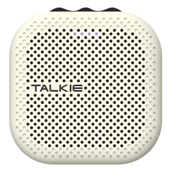 Talkie Walkie mains libres blanc