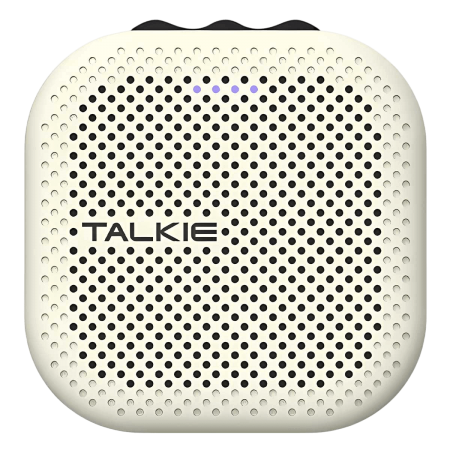 Talkie Walkie mains libres blanc
