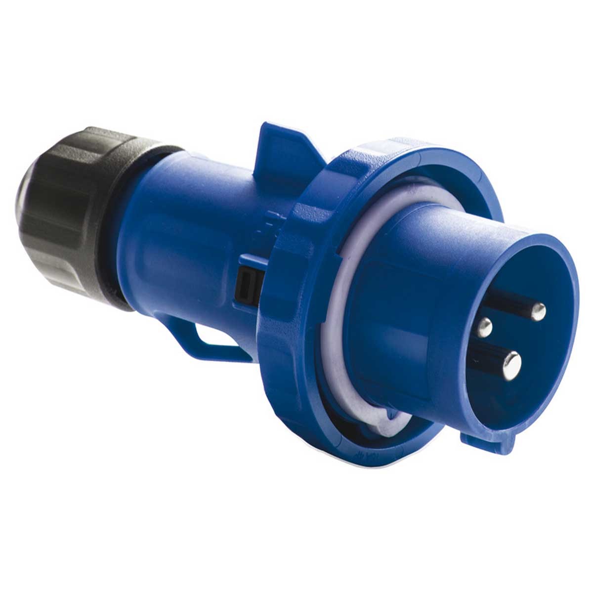 Fiche de courant standard tripolaire mâle IP67 16A