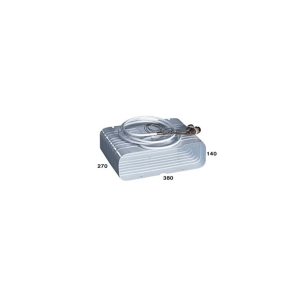 Evaporatore "O" box - 380x270x140 mm con connessioni modello X - N°2 - comptoirnautique.com