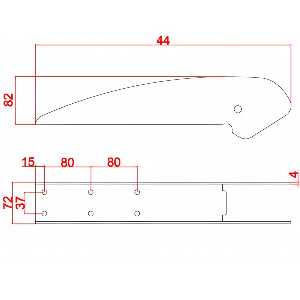 Edelstahl-Wippzange 440 mm für Anker bis 15 kg - N°4 - comptoirnautique.com