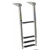 Schmale Teleskopleiter AISI316 schwarz 3 Stufen - N°1 - comptoirnautique.com