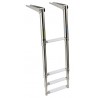 Teleskopleiter breit AISI316 5 Stufen