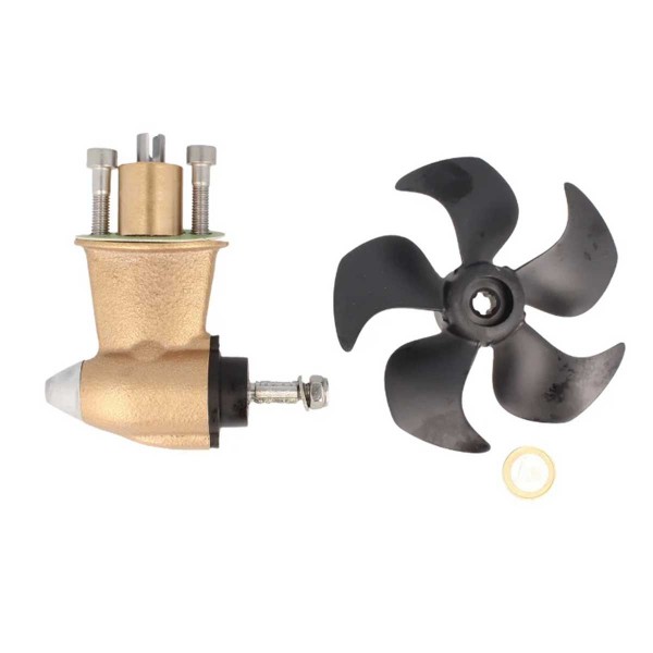 Base completa per propulsore SE30-SE40 con tunnel Ø 125 mm - N°2 - comptoirnautique.com