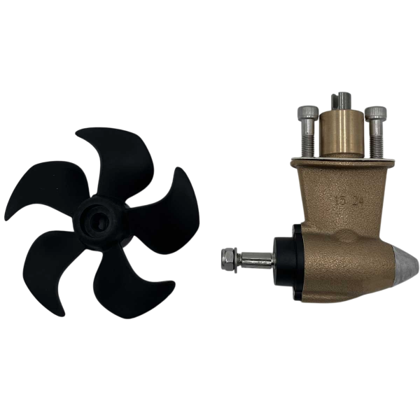 Base completa per propulsore SE30-SE40 con tunnel Ø 125 mm - N°3 - comptoirnautique.com