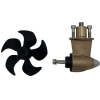 Base completa per propulsore SE30-SE40 con tunnel Ø 125 mm - N°3 - comptoirnautique.com