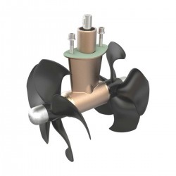 Embase complète pour propulseur SH420/SH550 avec tunnel Ø 386 mm