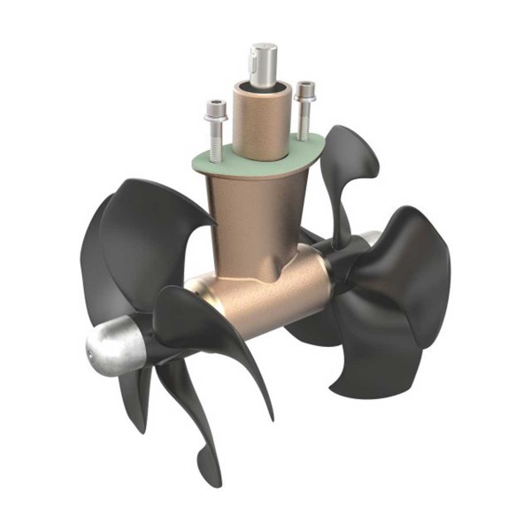 Embase complète pour propulseur SH420/SH550 avec tunnel Ø 386 mm - N°1 - comptoirnautique.com