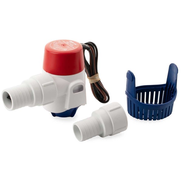 Bomba de porão submersível - 12V - 63 L/min - N°4 - comptoirnautique.com