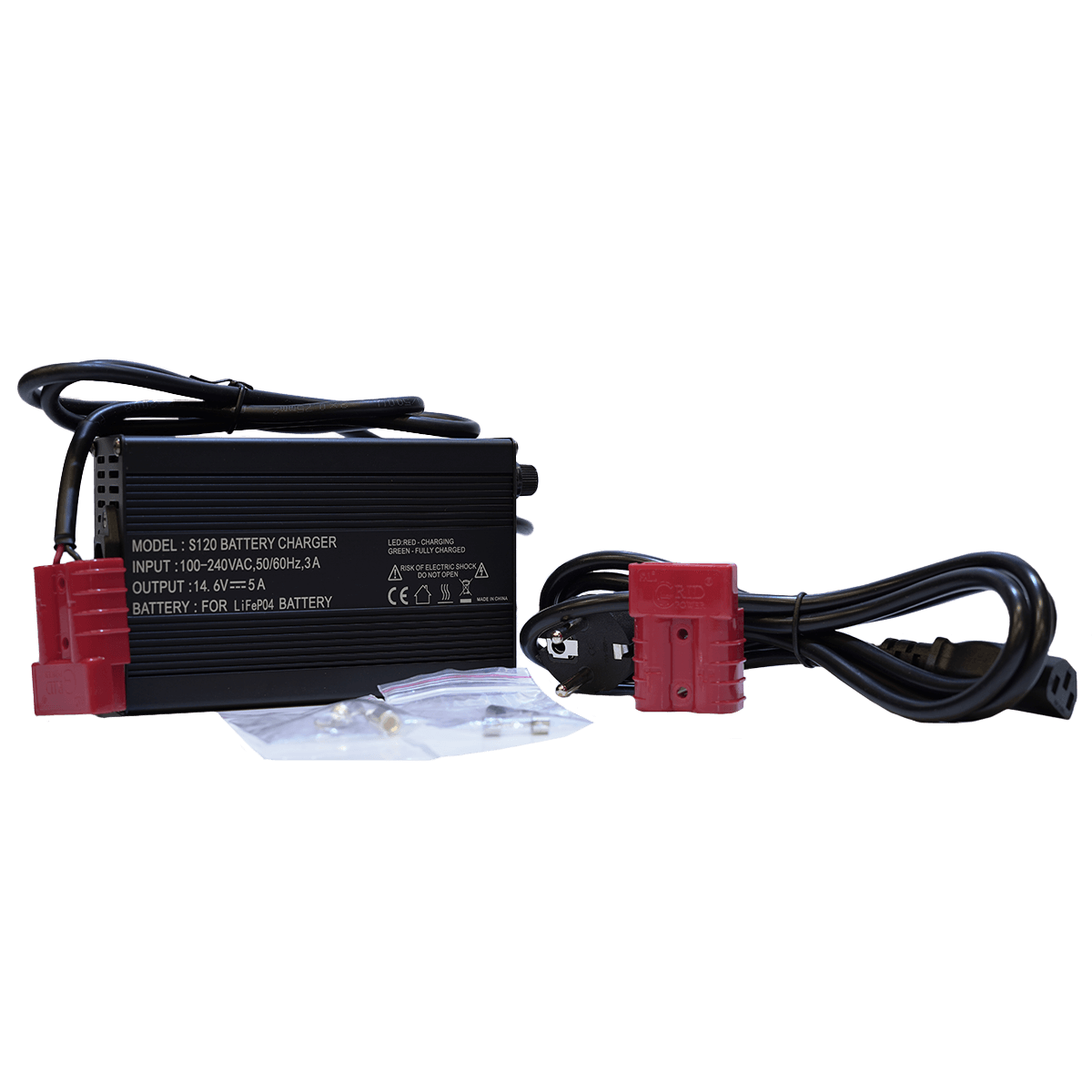 Chargeur de batterie Lithium Brushless 12V - 5A - SH Lithium