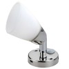 Faretto alogeno Batsystem Opal II ABS cromo - N°1 - comptoirnautique.com
