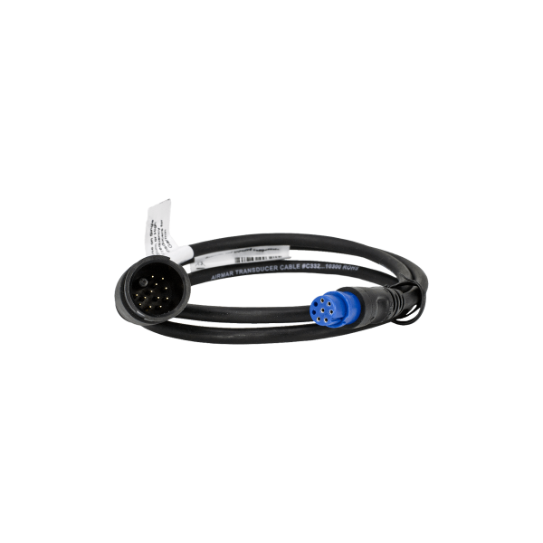 M&M Cable, 12-Pin Serie Chirp, con Garmin 8-pin Conector- Bajo - 1m - N°1 - comptoirnautique.com