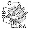 Water-cooled pump impeller GX-N 4528-0003 200 - N°2 - comptoirnautique.com