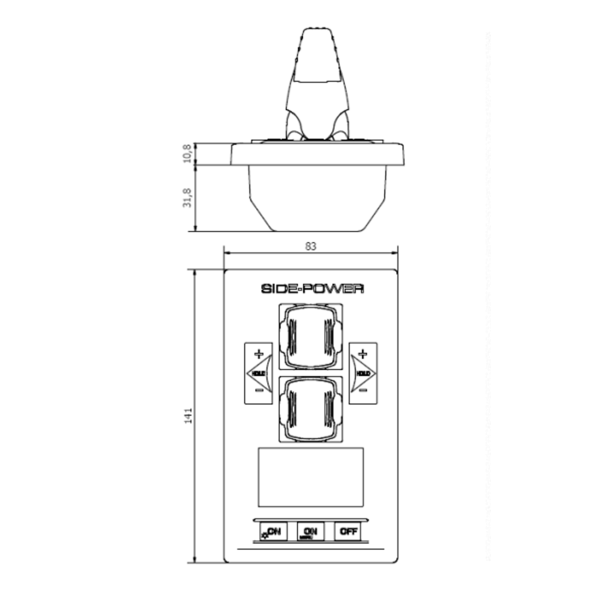 Dual S-Link joystick control for Pro electric thrusters - N°3 - comptoirnautique.com