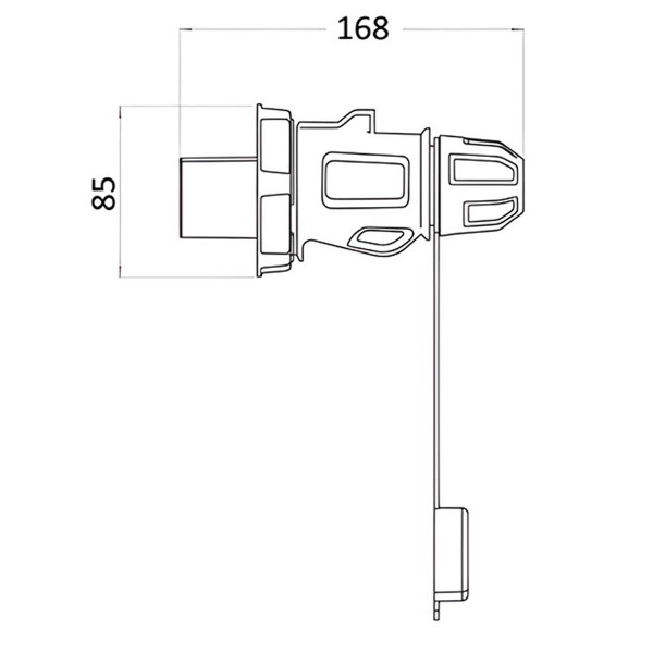 Fiche 3P Cruiser 32 A 230 V dimensions - N°3 - comptoirnautique.com