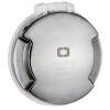 Prise 3P Cruiser 16 A 230 V avec couvercle inox blanc - N°2 - comptoirnautique.com