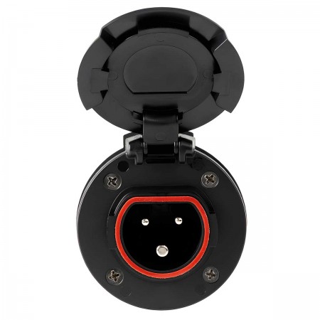 Prise 3P Cruiser 16 A 230 V avec couvercle nylon noir