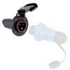 Prise 3P Cruiser 16 A 230 V avec couvercle nylon noir - N°4 - comptoirnautique.com