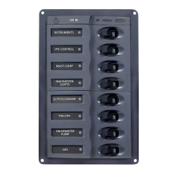 Tableau électrique à 8 disjoncteurs CC Classique - vertical 901V BEP