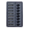 Electrical panel with 8 CC Classic circuit breakers - vertical - N°1 - comptoirnautique.com