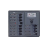 Electrical panel with 12 DC circuit breakers and analog voltmeter - N°1 - comptoirnautique.com