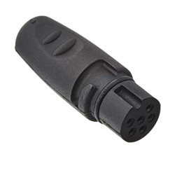 Enchufe negro para conector...