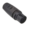 Enchufe negro para conector blanco