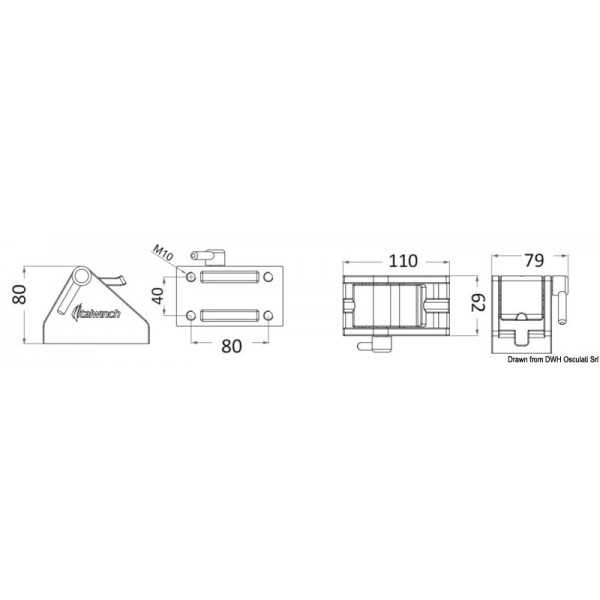 Braçadeira de corrente 12mm ISO 13mm DIN766/764 14mm ISO - N°2 - comptoirnautique.com