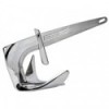 Ancre Trefoil inox avec plaque contre l'eau 15 kg  - N°1 - comptoirnautique.com