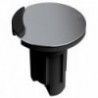 Black flush-mount base