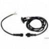 Luz de cortesía LED blanca con cuerpo de aluminio anodizado negro mate