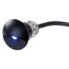 Höflichkeitslicht LED blau Körper Aluminium eloxiert matt schwarz - N°1 - comptoirnautique.com