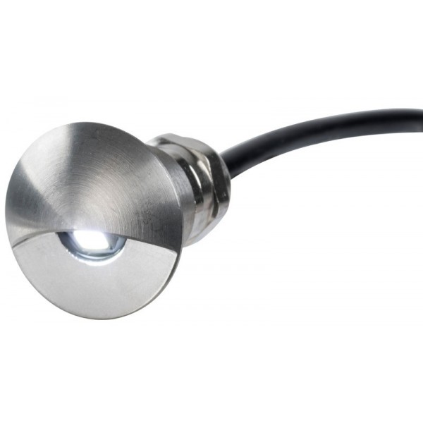 Höflichkeitslicht LED weiß Körper Edelstahl hochglanzpoliert - N°1 - comptoirnautique.com