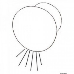 White recessed LED courtesy...