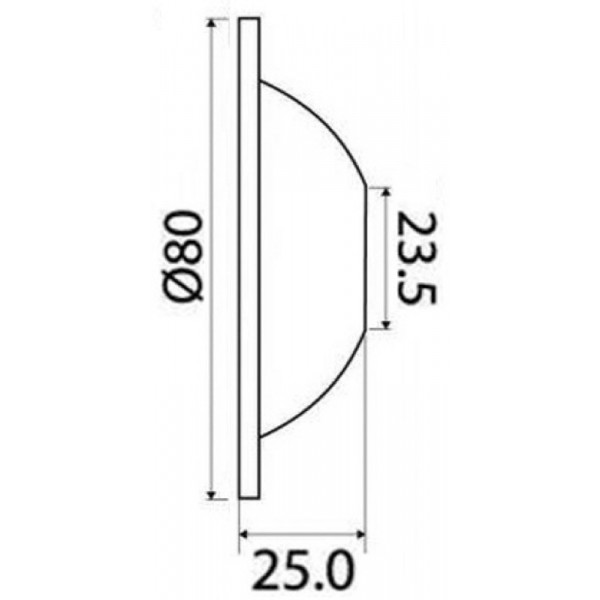 Foco marino Blue EYE LED 12/24 V bajo- - N°3 - comptoirnautique.com