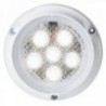 Foco marino redondo blanco de 134 mm bajo-