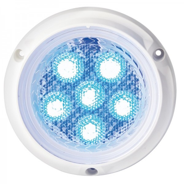 Proyector bajo-marine redondo azul 134 mm - N°1 - comptoirnautique.com