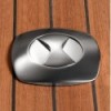 Aurora LED table lamp, retractable, round stainless steel bezel - N°4 - comptoirnautique.com
