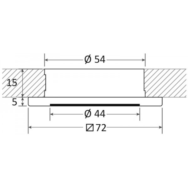 Spot LED Propus à encastrement dimmable blanc  - N°2 - comptoirnautique.com