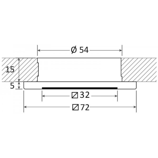 Bos LED recessed spotlight dimmable white and red - N°2 - comptoirnautique.com