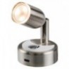 Spot LED finition satinée