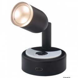 Spot LED finition noir